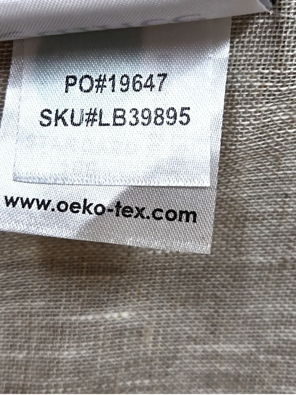 QUINCE Set Of 2 48x84 European Linen Sheer Curtains Flax 9865